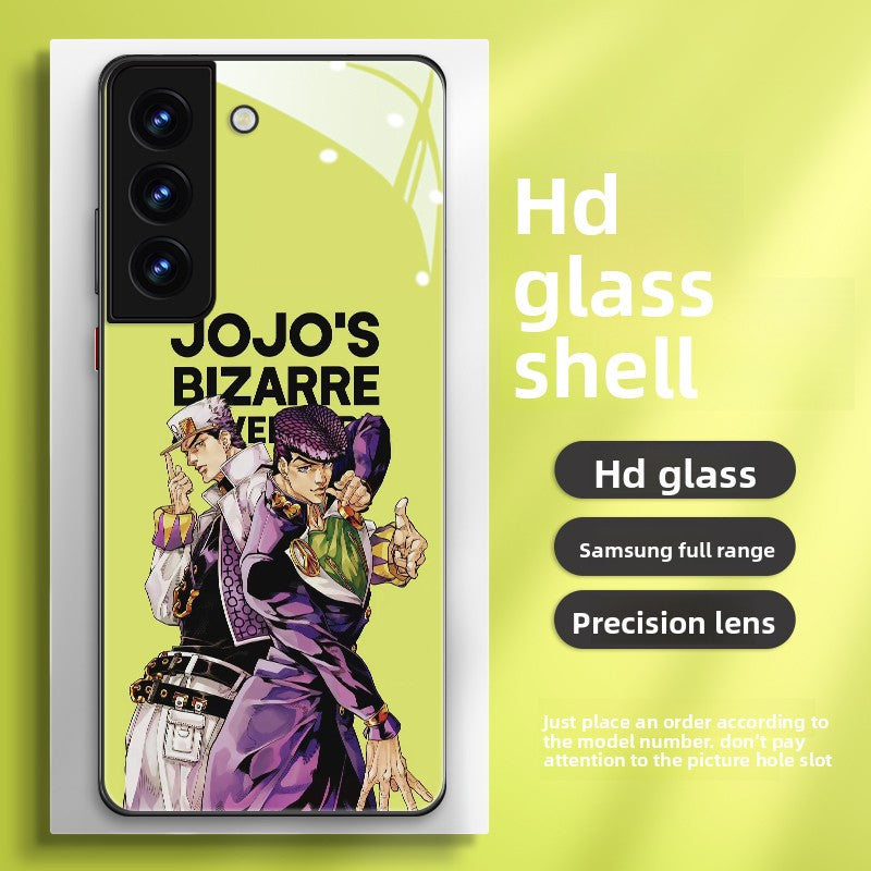 JOJO Glass Customizable Phone Case For Samsung Mobile Phones