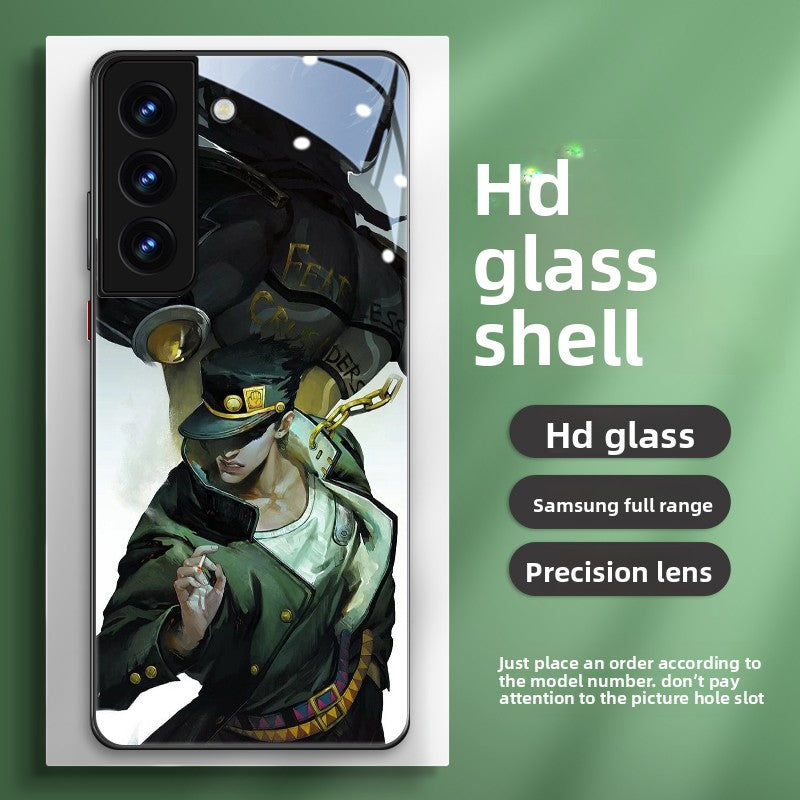 JOJO Glass Customizable Phone Case For Samsung Mobile Phones