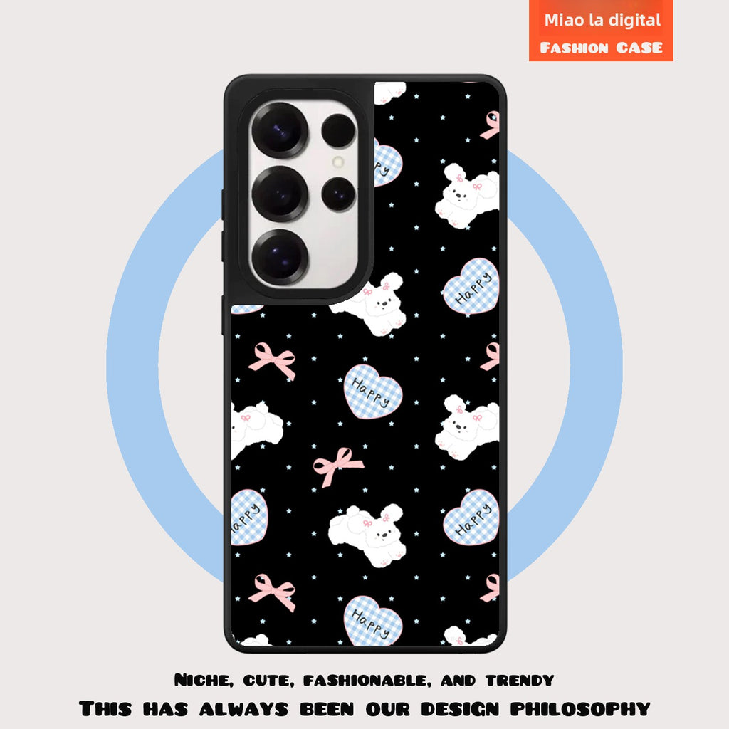 Cherry Bow Magnetic Shockproof Phone Case For the Samsung Galaxy