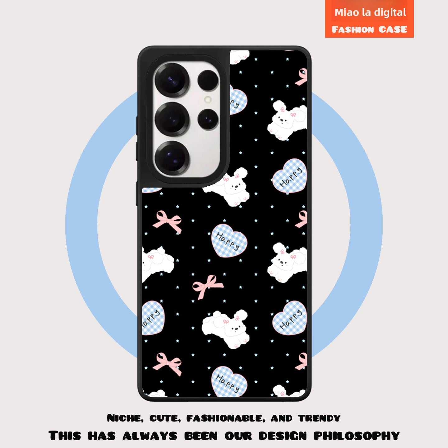 Cherry Bow Magnetic Shockproof Phone Case For the Samsung Galaxy