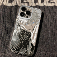 Gojo Clear Anime Phone Case Anti-drop