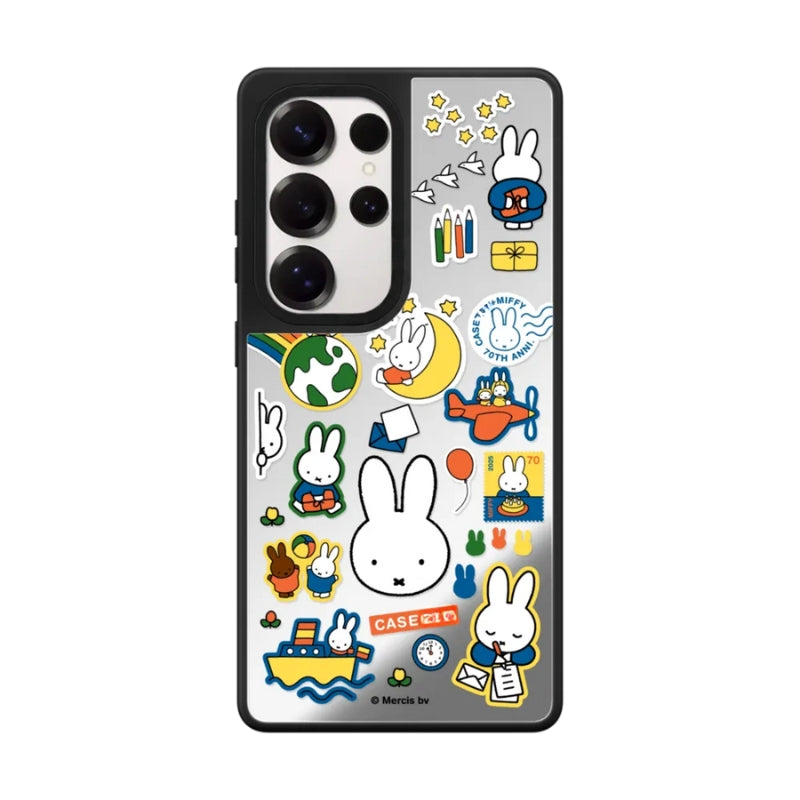 Miffy Magnetic Shockproof Phone Case For Samsung Mobile Phones