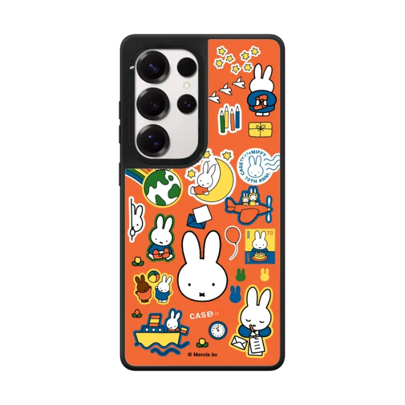 Miffy Magnetic Shockproof Phone Case For Samsung Mobile Phones