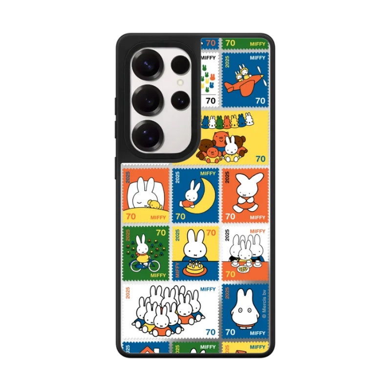 Miffy Magnetic Shockproof Phone Case For Samsung Mobile Phones