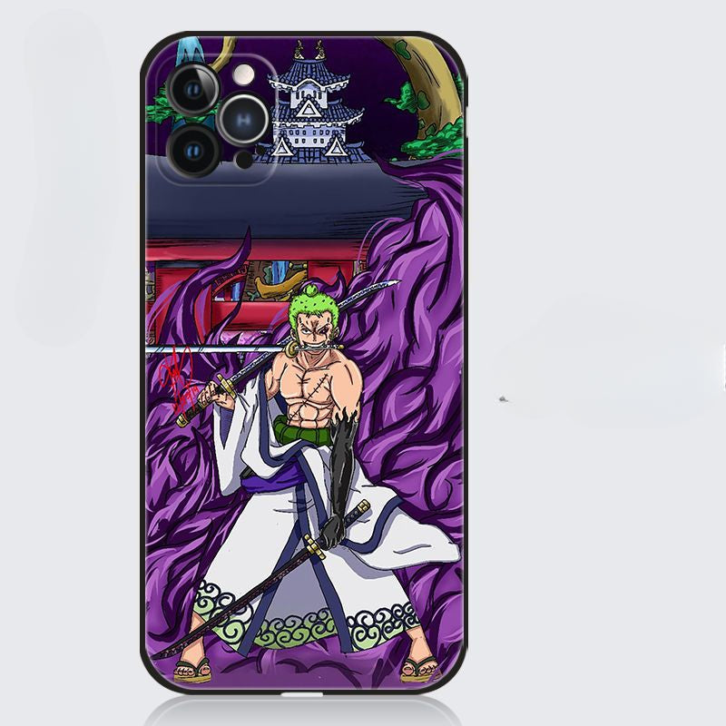 ONE PIECE Roronoa Zoro Silicone Anime Case for Apple iPhone