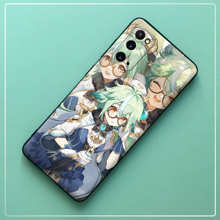 Genshin Impact Matte Soft Silicone Phone Case For Samsung Phones