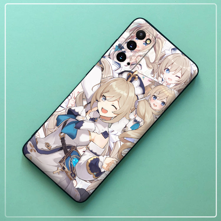 Genshin Impact Matte Soft Silicone Phone Case For Samsung Phones