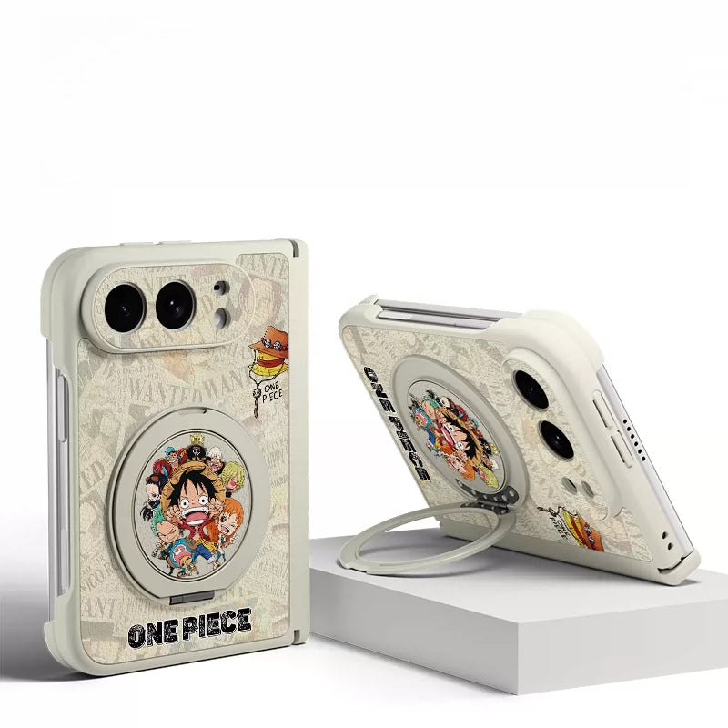 One Piece Straw Hat Luffy IPhone Duo Magsafe Phone Case with Kickstand