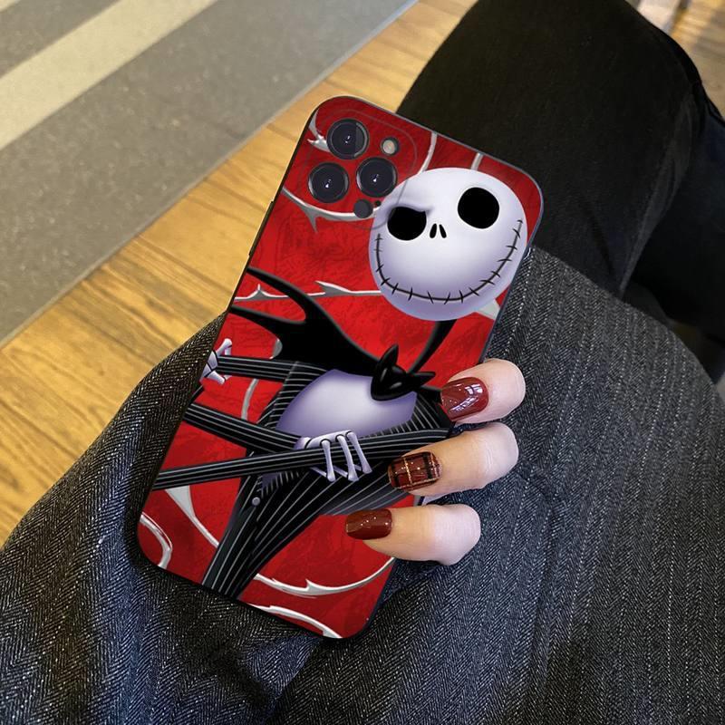 Christmas Eve Horror Skull Jack iPhone Case