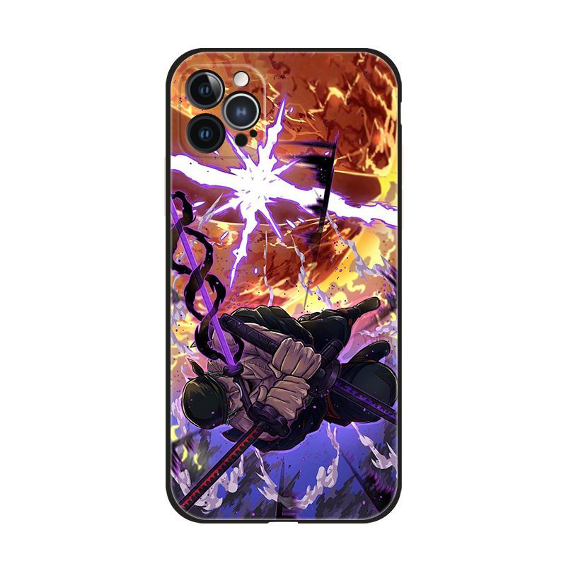 ONE PIECE Roronoa Zoro Silicone Anime Case for Apple iPhone