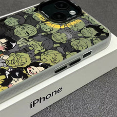 Attack on Titan Laser Apple Anime Case for Iphone16 Series