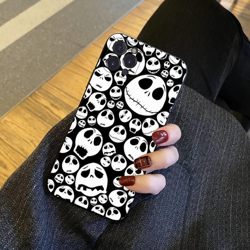 Christmas Eve Horror Skull Jack iPhone Case