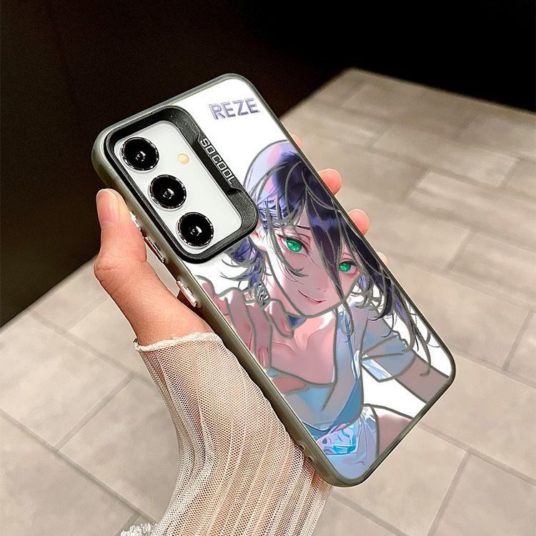 Chainsaw Man Reze Matte Phone Case For Samsung Mobile Phones