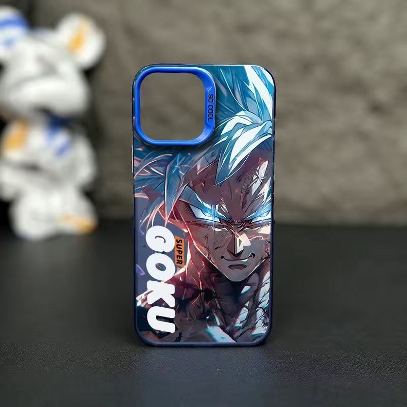 Dragon Ball Super Blue Goku Anime Phone Case for Apple IPhone