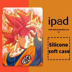 Dragon Ball Ipad Tablet Case Triple Fold  for Apple with Pen Slot