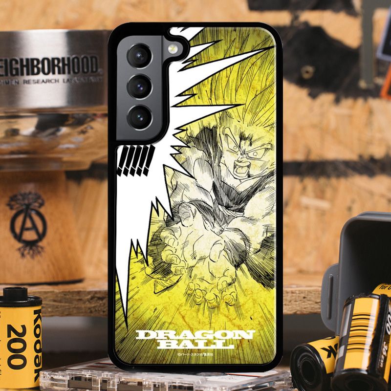Dragon Ball Z Super Saiyan Gohan Tempered Glass Phone Case for Samsung