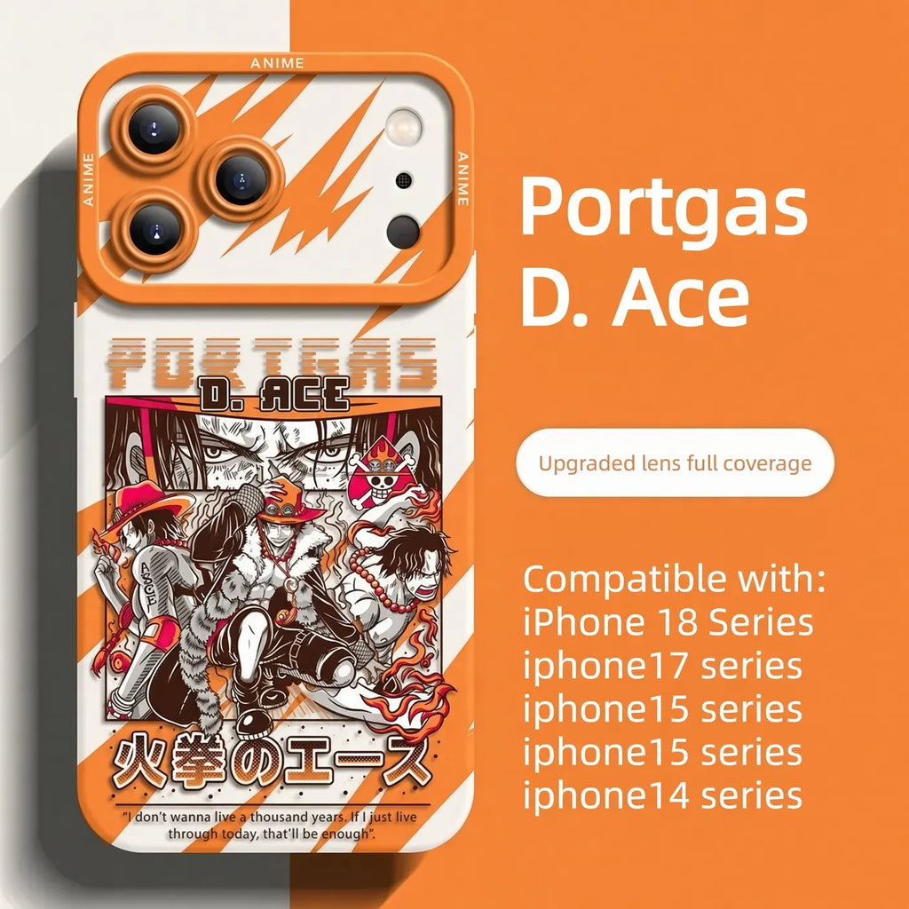 ONE PIECE Apple iPhone Anime Phone Case Silicone Protetive Case