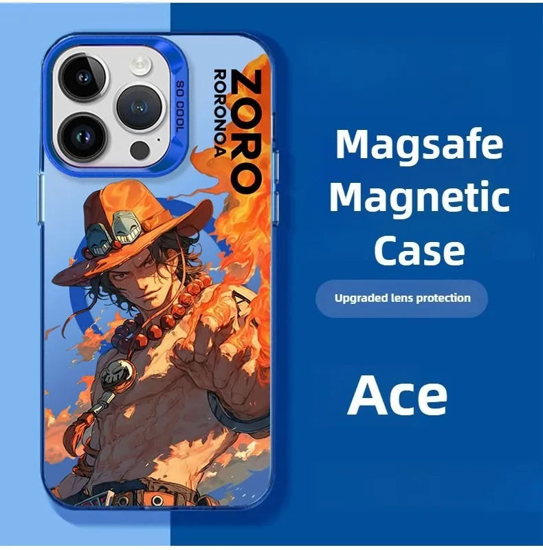 ONE PIECE Ace Magsafe Anime Phone Case iPhone Cover
