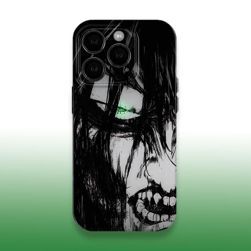 Abstract Simple Design Attack on Titan Anime Case iPhone - HelloAnimeCases