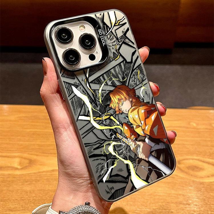 Demon Slayer Agatsuma Zenitsu Matte Phone Case | Demon Slayer Merch for Fans HelloAnimeCases Demon Slayer Agatsuma Zenitsu Matte Phone Case | Demon Slayer Merch for Fans HelloAnimeCases