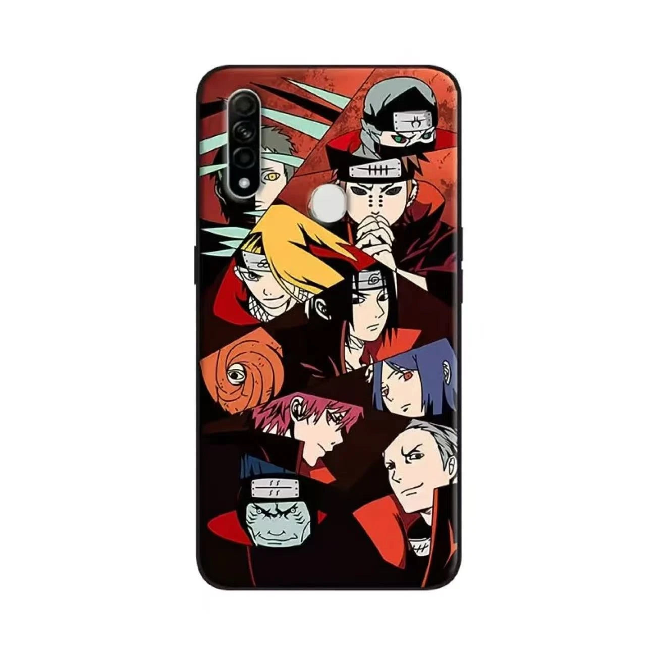 Naruto Hokage Flash Glowing Phone Case Glass Cover | Light Up Anime Case