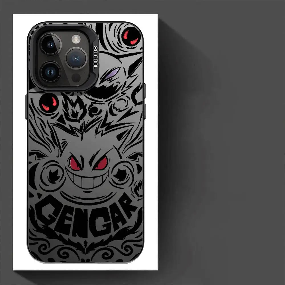 Anime Dickens Gengar Matte Phone Case For iPhone