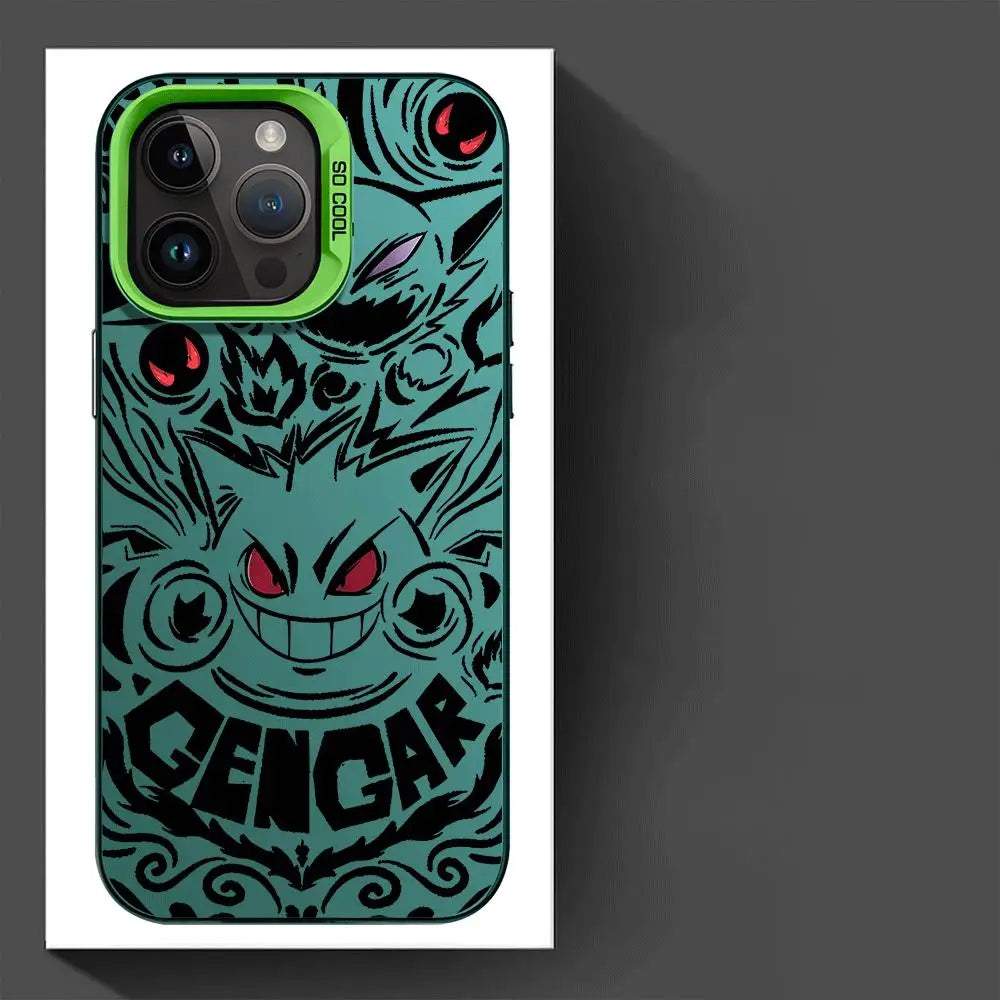 Anime Dickens Gengar Matte Phone Case For iPhone