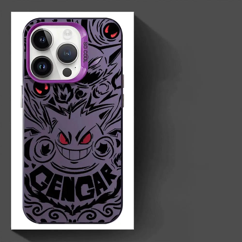 Anime Dickens Gengar Matte Phone Case For iPhone