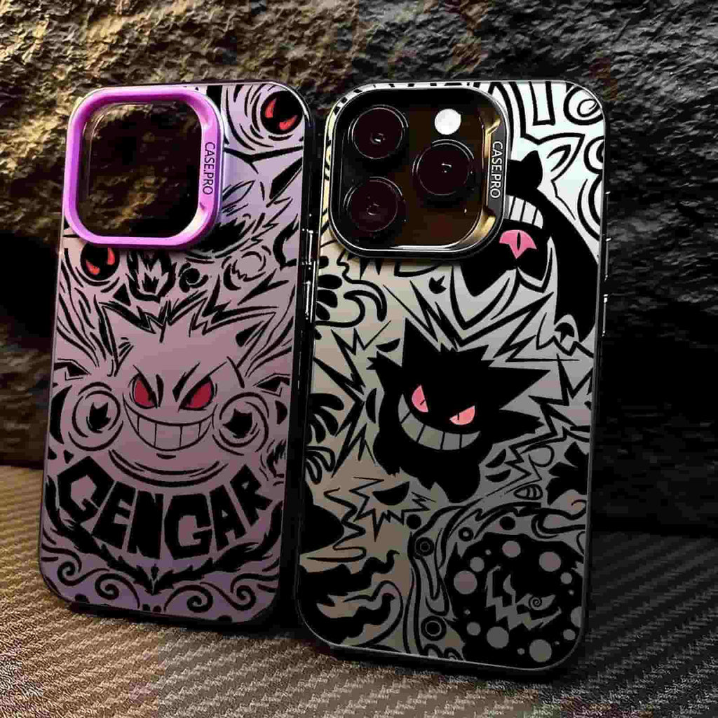 Anime Dickens Gengar Matte Phone Case iPhone