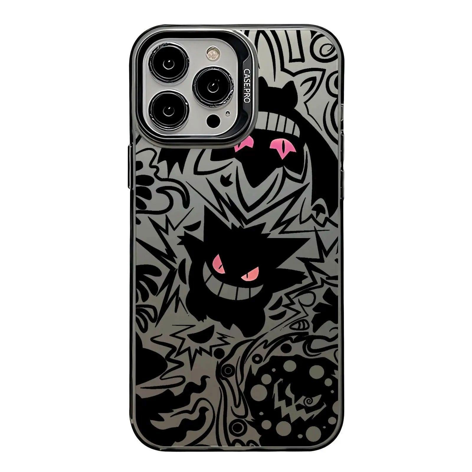 Anime Dickens Gengar Matte Phone Case iPhone - HelloAnimeCases