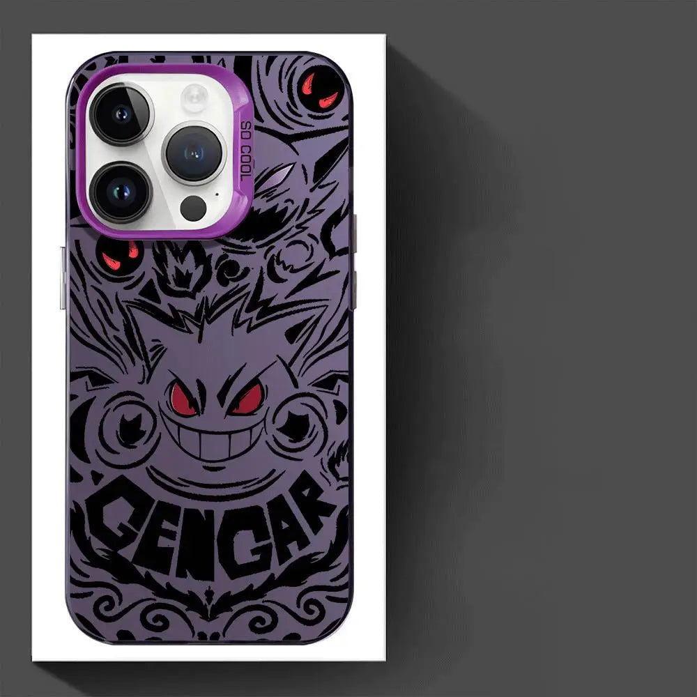 Anime Dickens Gengar Matte Phone Case iPhone