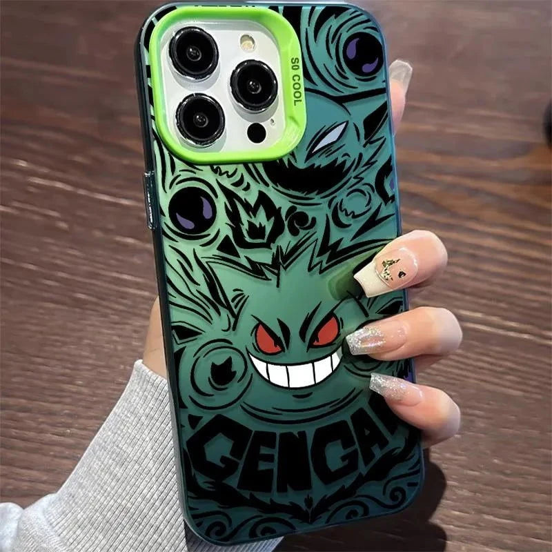 Anime Dickens Gengar Matte Phone Case iPhone Green iPhone 17