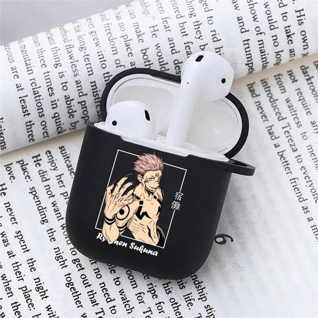 Anime Jujutsu Kaisen Airpods Case Earphone Cover - HelloAnimeCases
