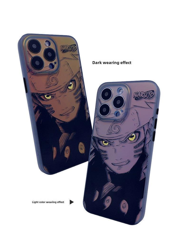 Anime Naruto Phone Case Cover Gradient Laser - HelloAnimeCases