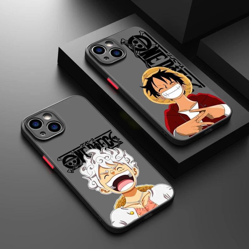 Anime One Pieces Luffy Phone Case Glossy - HelloAnimeCases