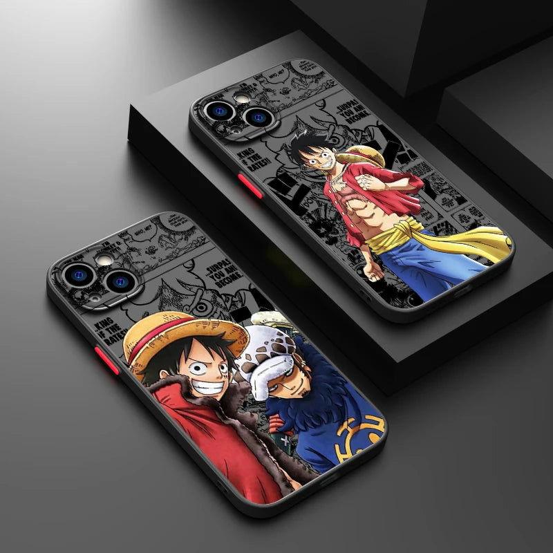 Anime One Pieces Luffy Phone Case Glossy - HelloAnimeCases