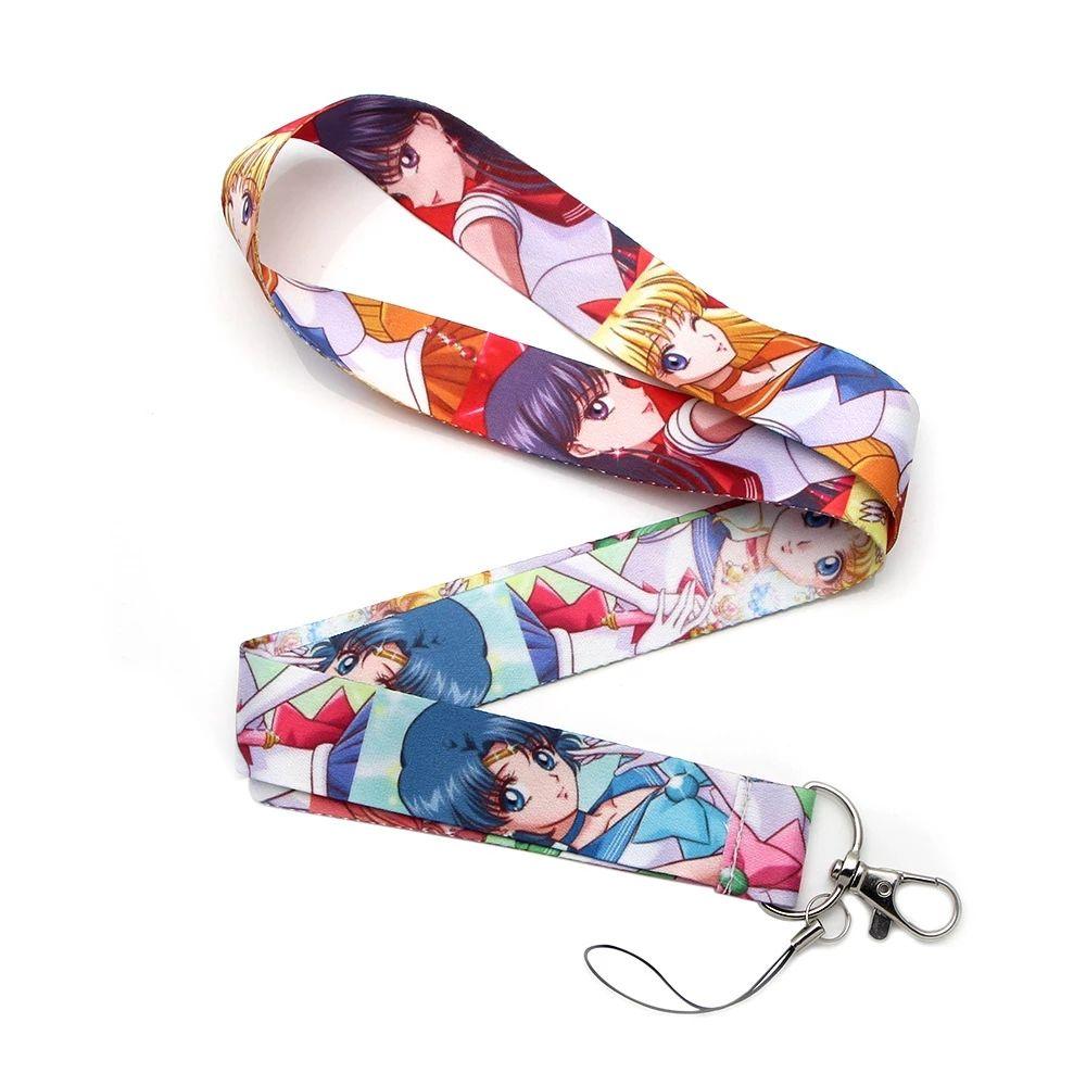 Anime Sailor Moon Phone Straps Neck Rope Key Chain Anti-lost Pendant Jewelry - HelloAnimeCases
