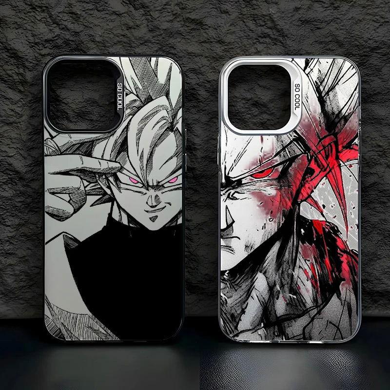 Anime Saiyan Goku Vegeta Phone Case - HelloAnimeCases