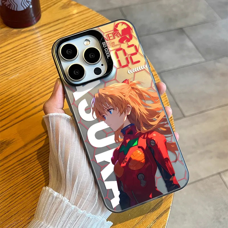 Neon Genesis Evangelion Asuka Phone Case NGE Anime Case