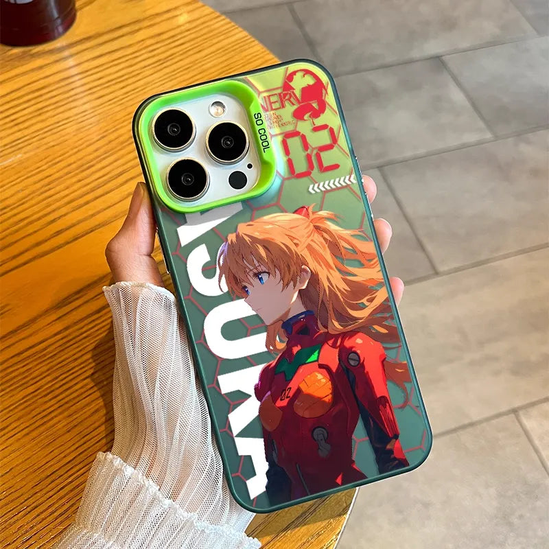 Neon Genesis Evangelion Asuka Phone Case NGE Anime Case