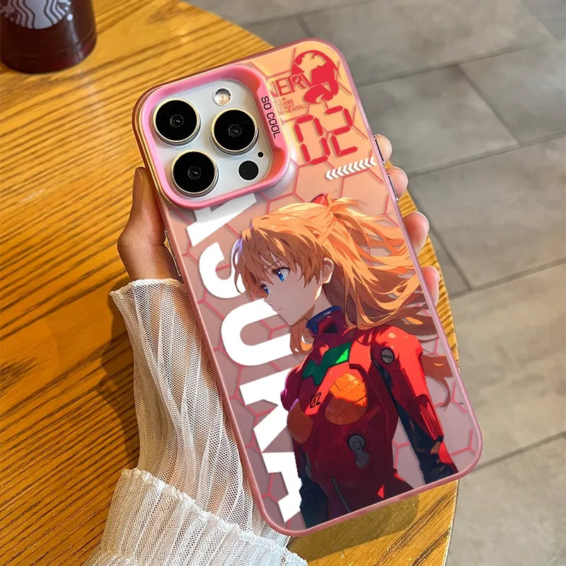 Neon Genesis Evangelion Asuka Phone Case NGE Anime Case
