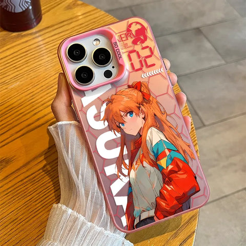 Neon Genesis Evangelion Asuka Phone Case NGE Anime Case