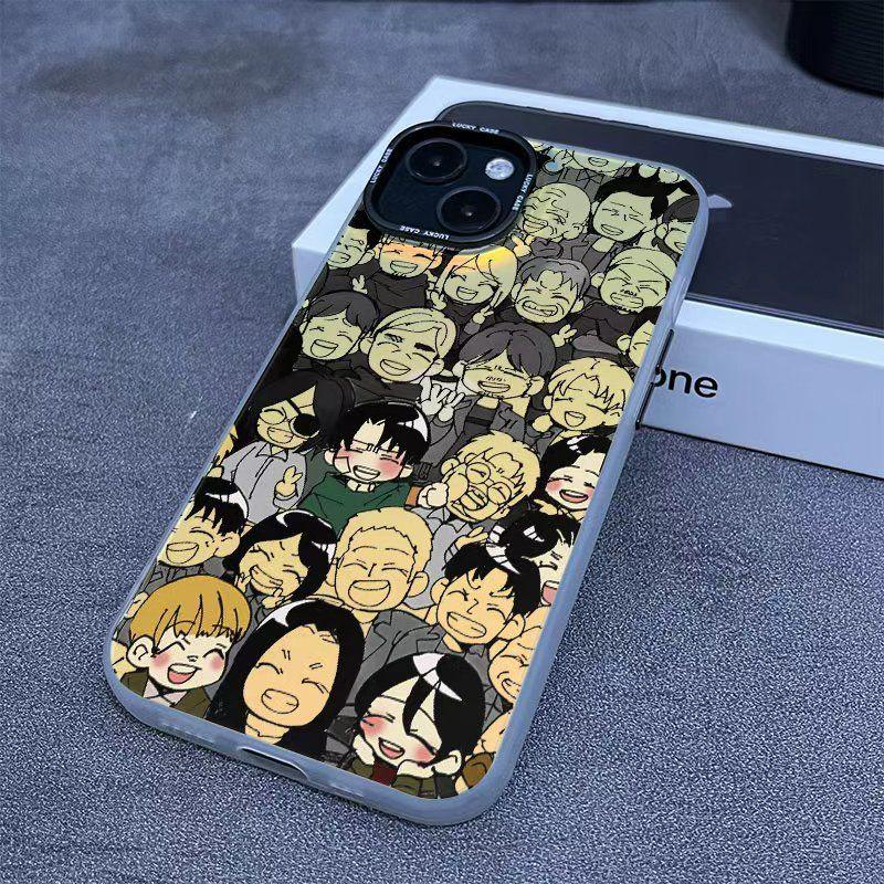 Attack on Titan Laser Anime Phone Case for iPhone 16 Series - HelloAnimeCases