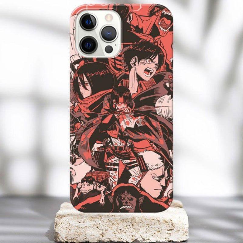 Attack on Titan Phone Case Anime Manga Style - HelloAnimeCases