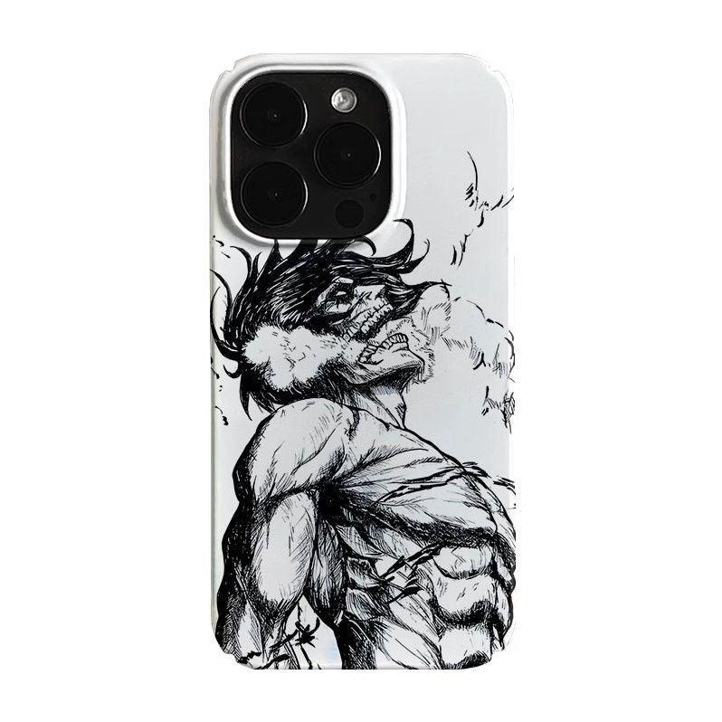 Attack on Titan Phone Case Dark Manga Style - HelloAnimeCases