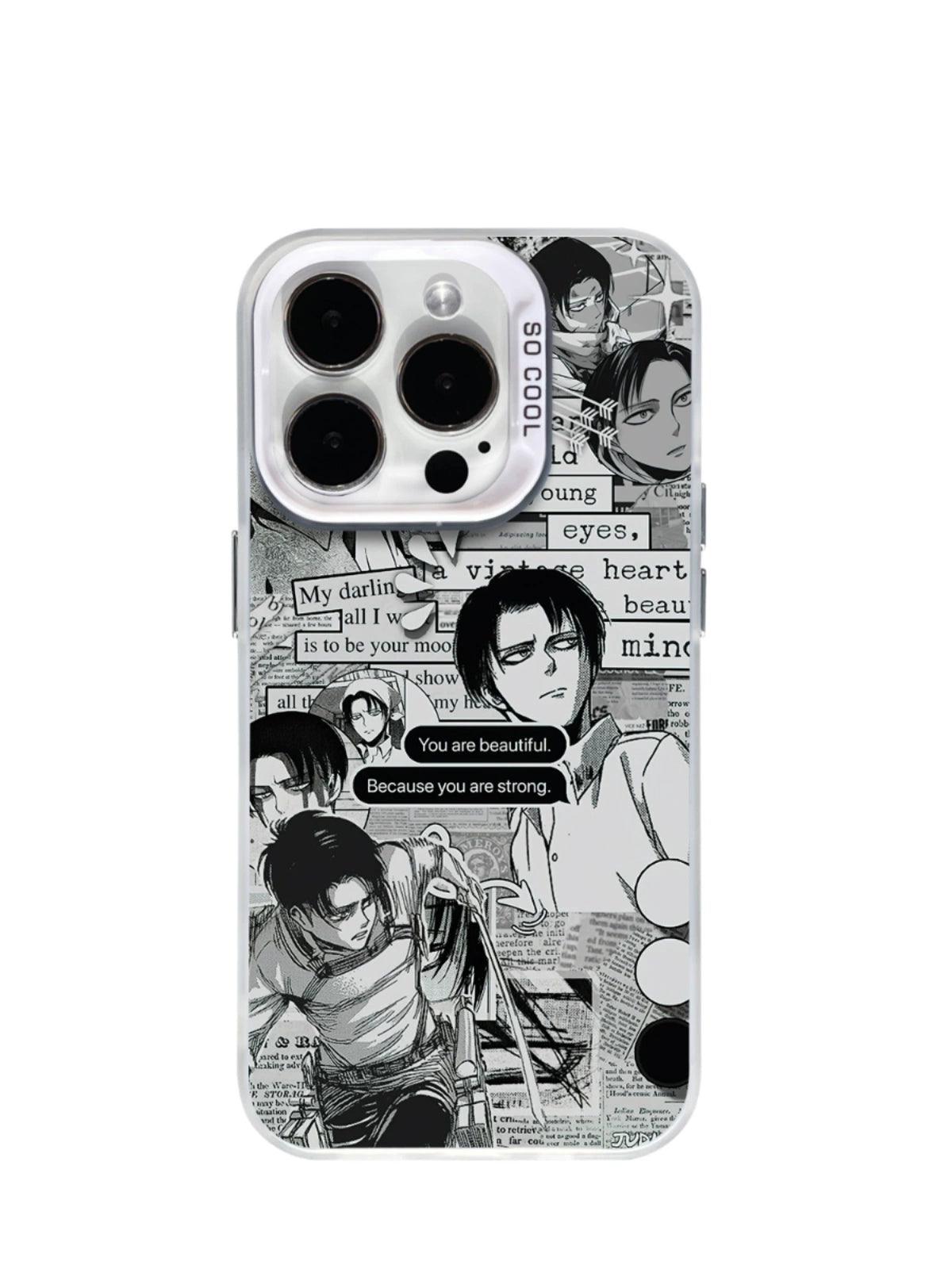 Attack on Titan Soft Anime Phone Case for Iphone - HelloAnimeCases