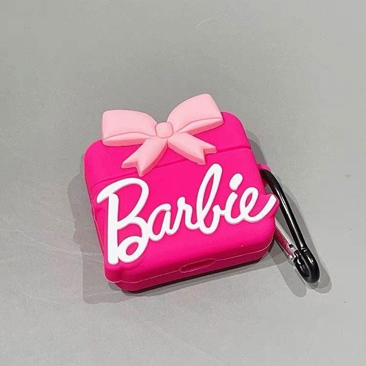 Barbie Pink AirPods Case with Keychain Loop - HelloAnimeCases