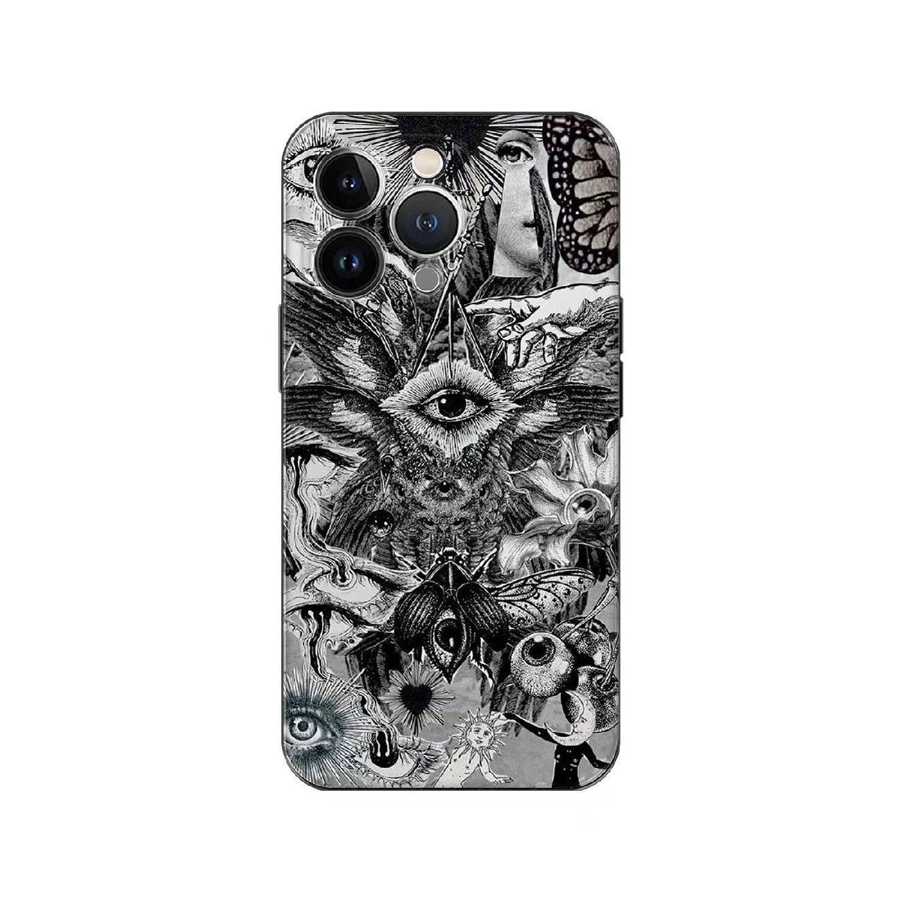 Funda de silicona para teléfono con el anime Death Note Nate River