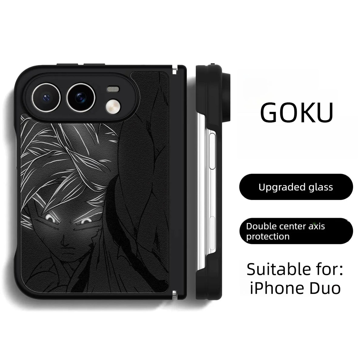 Dragon Ball Son Goku Anime iPhone Duo Case Glass Magsafe Phone Case