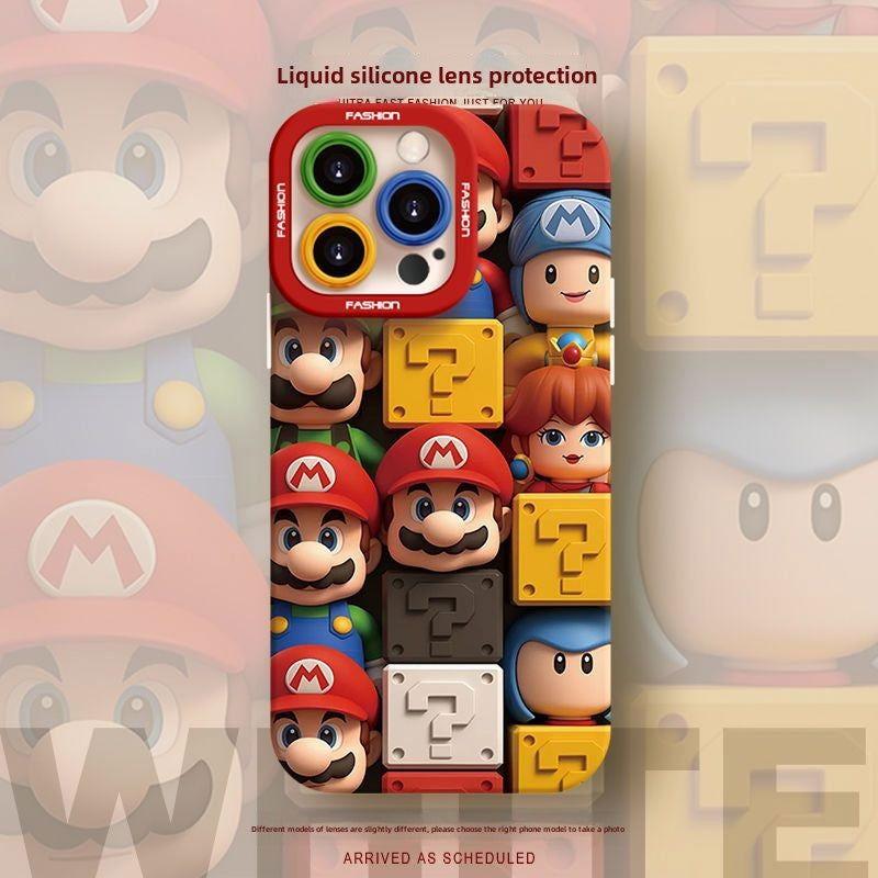 Building Block Mario Phone Case iPhone - HelloAnimeCases